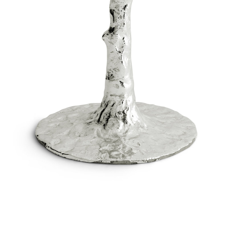 Tree of Life Menorah, Silver
