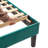 Full Size Velvet Bed Frame with Wingback Headboard, Upholstered Platform Bed with Wing Side Channel Tufted Headboard, Solid Wooden Slats Support, No Box Spring Needed, Noise Free, Dark Green-514089472-514089479