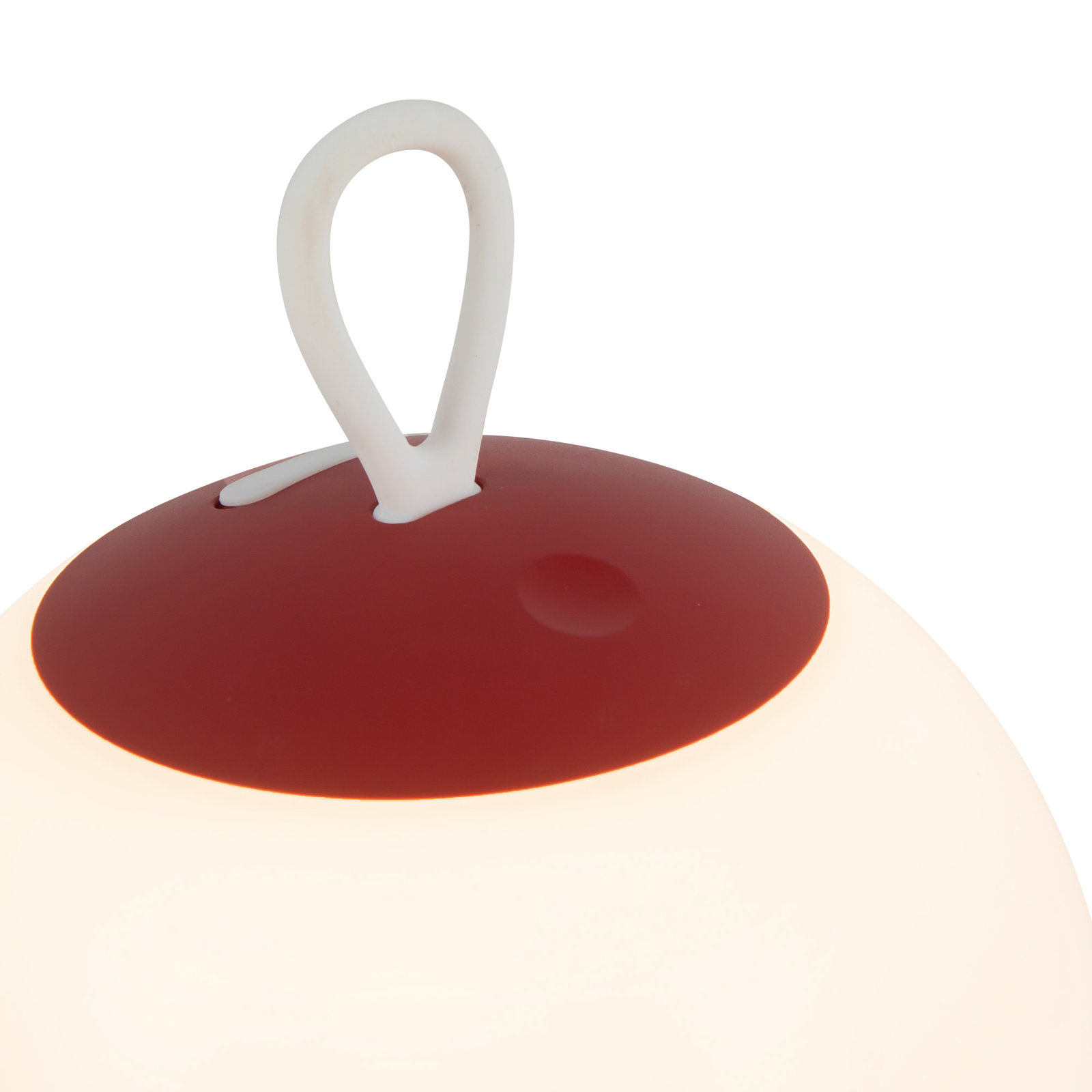 Idra 5-in Fresh Green Dimmable LED Exterior Portable Lamp, Red