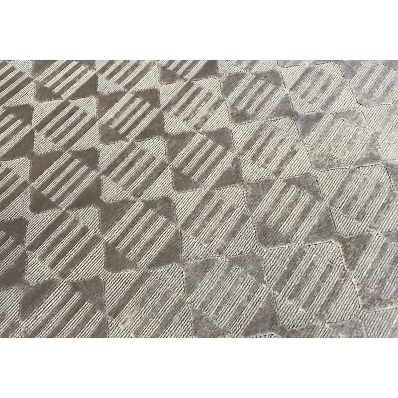 Hand-Knotted High-Quality Beige Area Rug