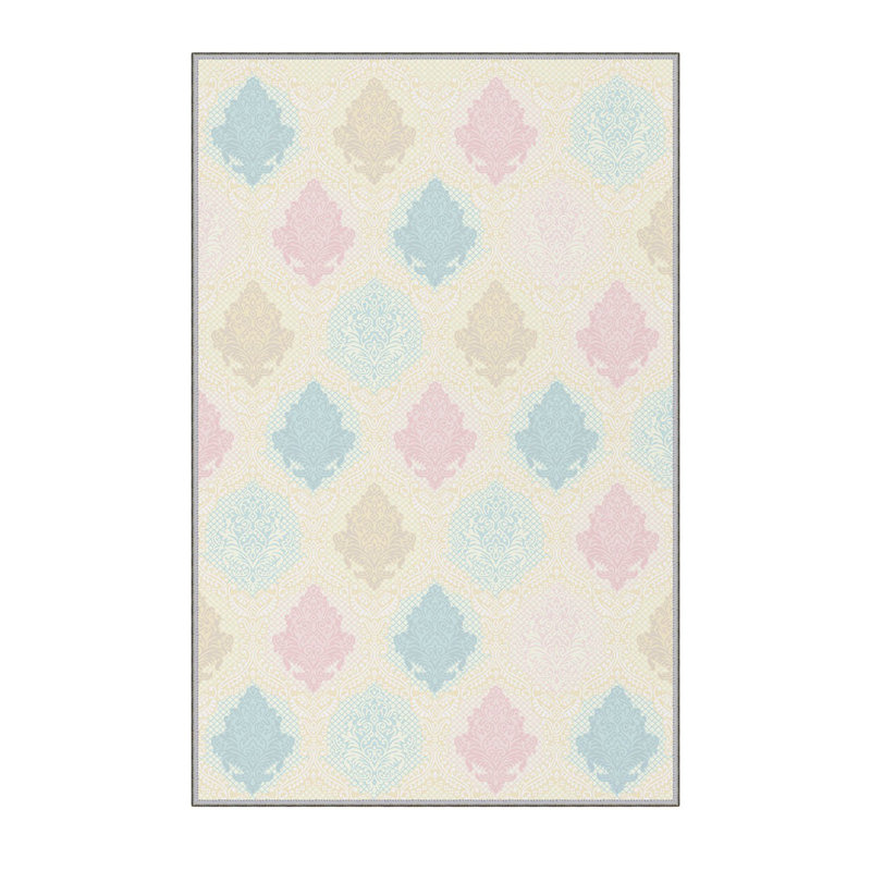Antibacterial Hall Carpet, 3D Digital Printed, 3.3 x 4.9 ft | 100% Polyester, 0.3 in Pile Height, Non-Slip Underside, Machine Washable, Durable & Easy Care | Perfect for Living Room, Entryway & Home Décor