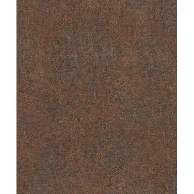 Textures Collection Orange/Black Rustic Texture Matte Finish Wallpaper Roll