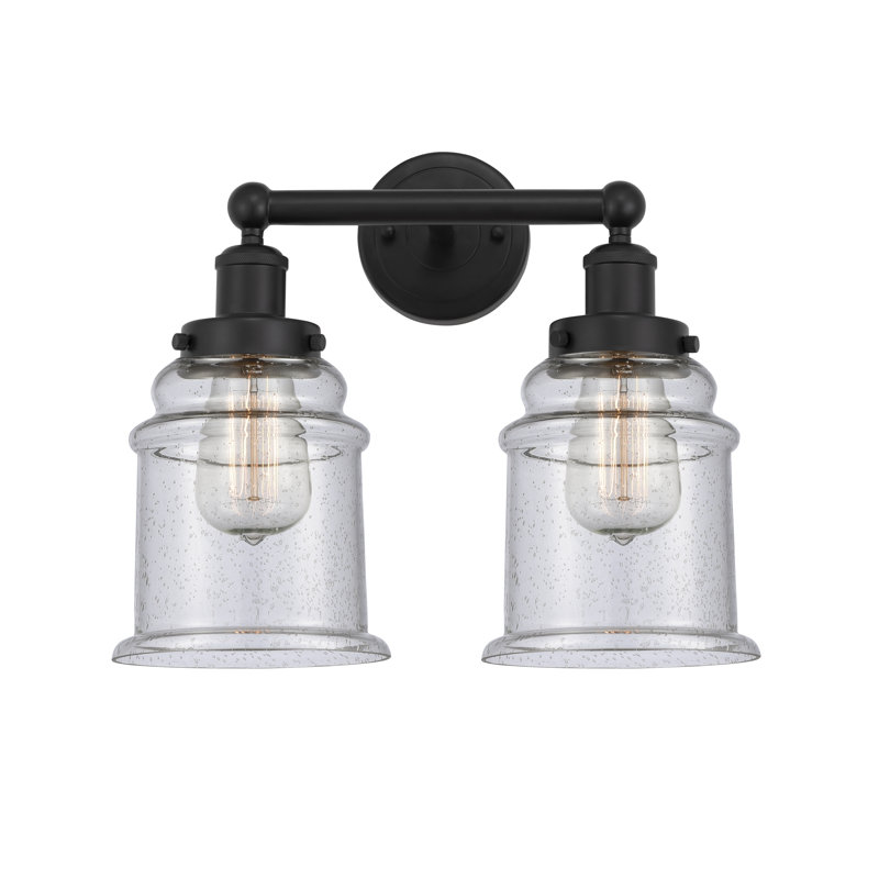 Cailen 2 - Light Dimmable Vanity Light, Matte Black, Seedy