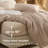 Bedsure 100% Cotton Duvet Cover King Size with Fitted Sheet - Waffle Weave Bedding Set （Set of 4）-120539053-120677489