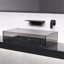 Robinet de lavabo pour salle de bain noir mat, fabriqué en laiton, simple pour un ajustement facile de l'eau, robinet noir élégant, contrôle de tracas de haute qualité, économie d'espace-123052489