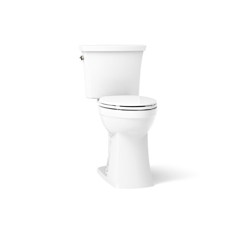 Toilette allongée deux pièces Kelston, Blanc