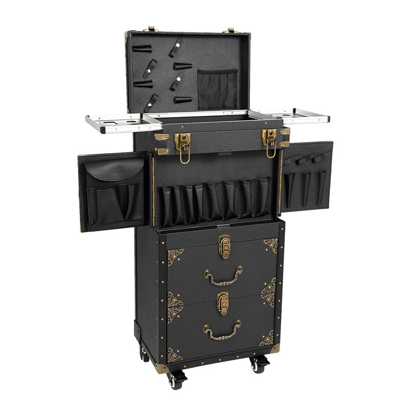 Boîte à outils verrouillable avec porte-séchoir