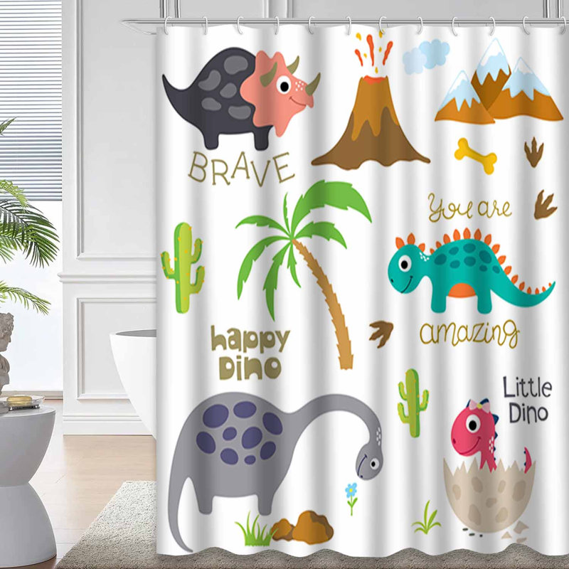 Rideau de douche crème imperméable, rideaux de douche pour la salle de bain avec 12 crochets, 72" L x 72" W