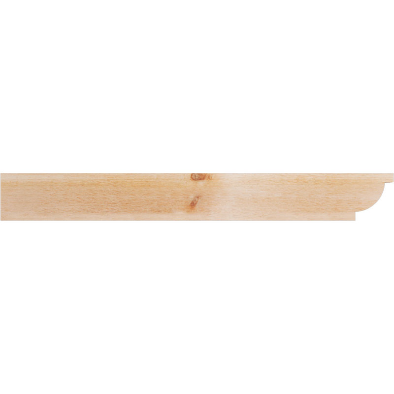 Alpine Rough Sawn, Cèdre rouge, H 6 po x l 48 po x P 4 po