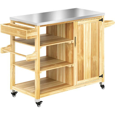 Versatile Storage Cabinets With Stainless Steel Top, Ideal For Outdoor Grilling And Kitchen Organization