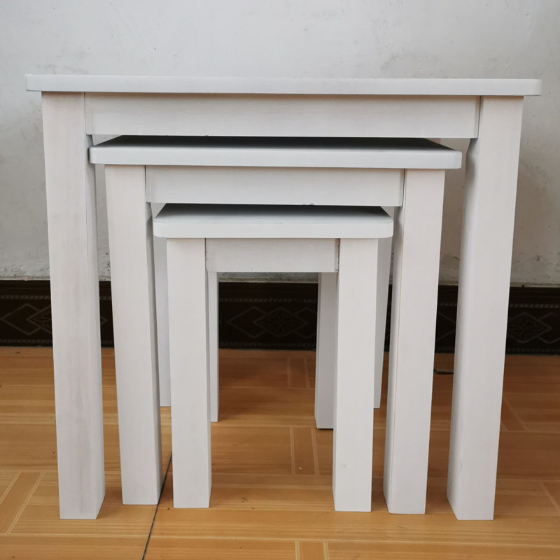 Agamvir Nest Of Tables, White