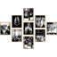«Black White Wine Champagne Glass Food Drinks Minimal Culinaire Celebrations», impression sur papier-92573902-92573904