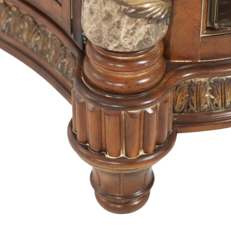 Villa Valencia Sideboard & Mirror Set