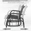 Chaise de patio coulissante. Structure en métal avec filet respirant. Courbé pour un confort accru. Pour le jardin, la piscine, la cour arrière, le balcon. Noir Supporte 264 lb. L 29,5 po x P 26 po x H 33,5 po Assemblage requis