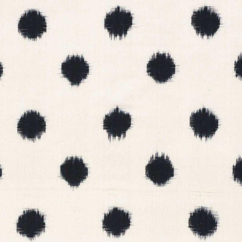 Sakuru Ikat Fabric, Black