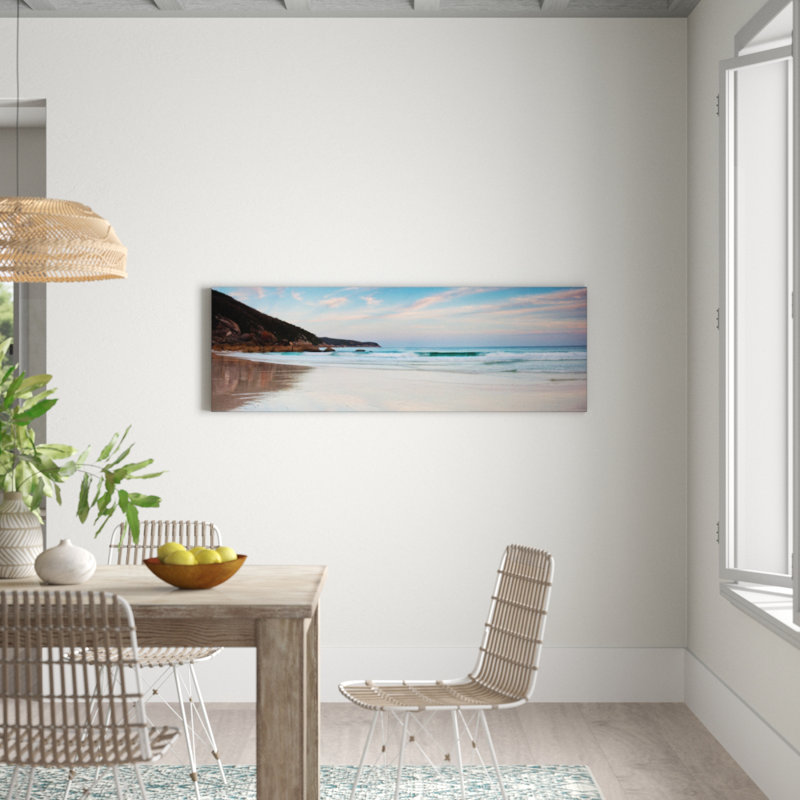 Turquoise Tube by Andrew Brown - Wrapped Canvas Print