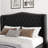 Mieya Velvet Upholstered Platform Bed Frame with Button Tufted Wingback Headboard and Footboard-69652661-90342260