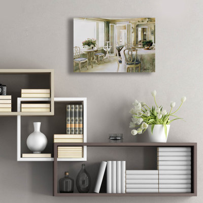 Ebern Designs «The Shell Mirror» par Zhen-Huan Lu, art mural en verre acrylique