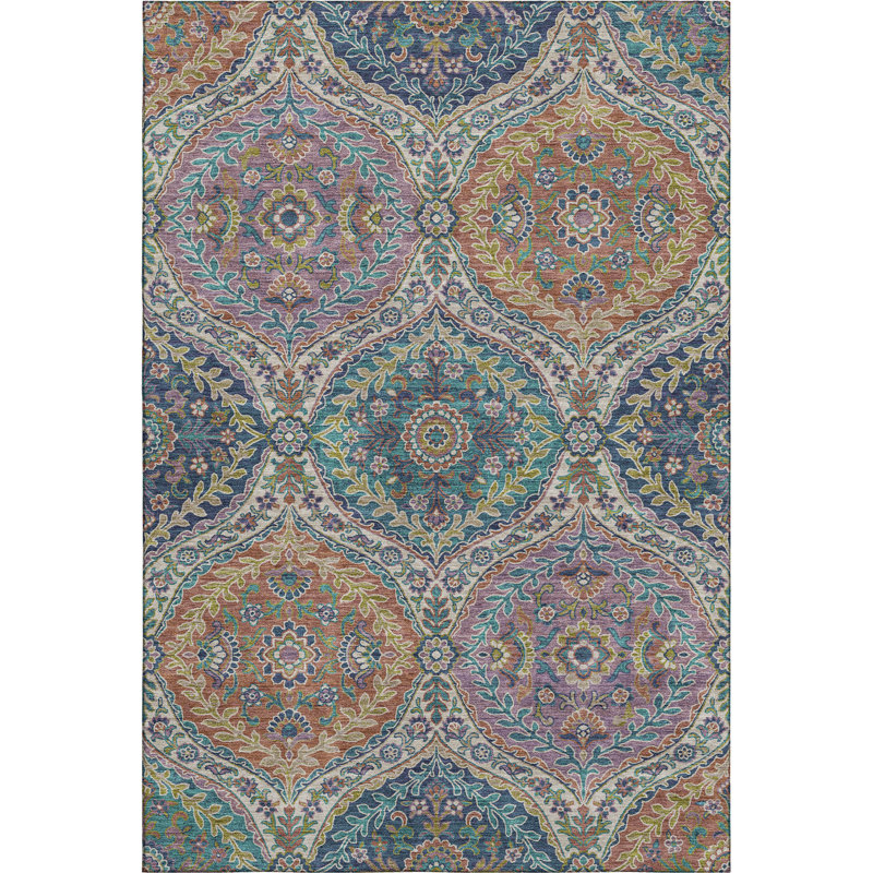 Premium Machine Washable Panels Rug, Rectangle 3' x 5'