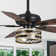 52" Rivenburg 5 - Blade Smart Ceiling Fan With Dimmable LED Lights, APP/Remote with Alexa and Google Assistant
