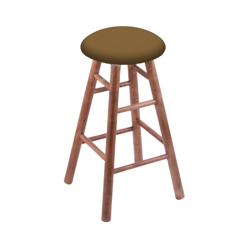 Swivel 36" Extra Tall Stool, Natural Oak, Canter Saddle