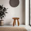 Tabouret d'appoint en bois d'acacia massif de 15 po Terra Rustic-1897514449