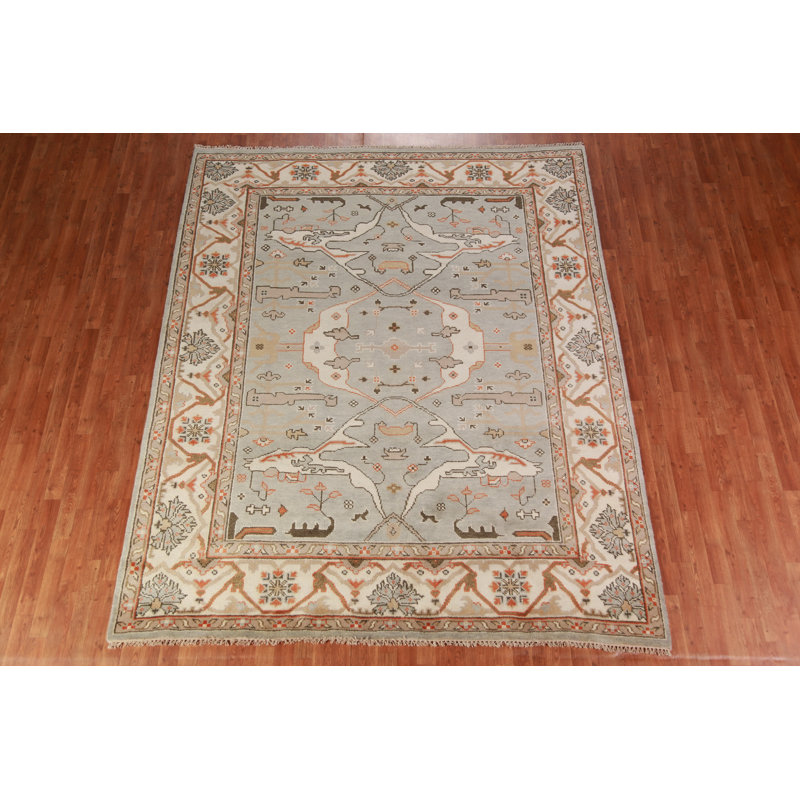 Tapis indien fait à la main Oushak 8 x 10