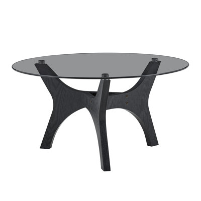 Round Karoline with Glass Table Top
