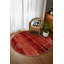 Tapis oriental rouge en polyester imprimé à la machine Susan-668410732