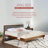 Mathiatis Mid Century Modern Tufted Platform Bed-1199829775-1199829773