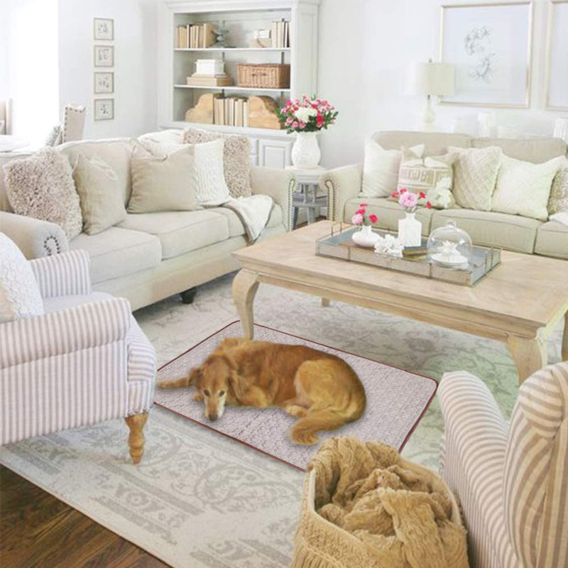 Couverture pour chien, mat, couleur brun, Grand (l 59 po x P 39,3 po)