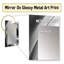 Silver Speed fractal wave II - Modern Wall Mirror-595104597
