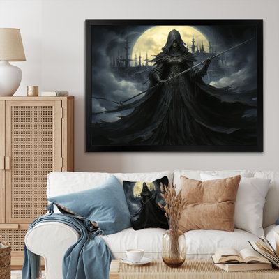 «Enchanting Charcoal Witches I», art mural sorcières