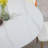 Round sintered stone carrara white dining table