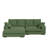 Daisy Cozy Corduroy L-Shaped Sectional Left or Right Reversible-674538534
