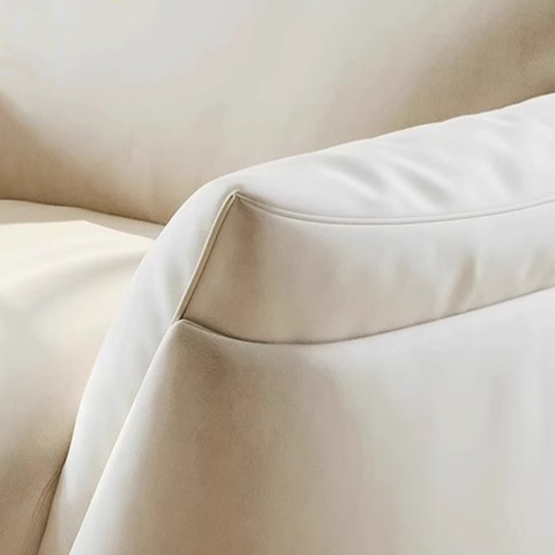 Canapé moderne simple de style crème, 4, H 31,49 po x l 122 po x P 38,58 po