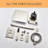 10" High-Pressure Wall Mount Rainfall Tub And Shower Faucet with Rough-in Valve