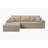 109"Cloud Modular Sectional Sofa Couch With L-Shape Chaise,Modern Minimalist Upholstered Couches For Living Room Bedroom,Deep Seat Corner Couch,No Assembly Required-1243773419-1243773414
