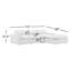Canapé modulaire rembourré 4 pièces Asher-111057686