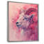 «White Pink Astrology Capricorn Crest I - Astronomie Capricorne», reproduction d'art murale-733138762-733138754
