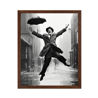 Homme sous la pluie