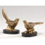 2 Piece Plinthed Bird Figurine Set