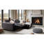 Almontiser Cozzy Reclining Corner Sofa in Curdouy Velvet Fabric-113887374-113529868