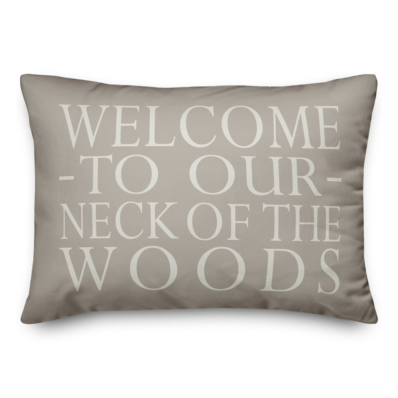 Outdoor Reversible Throw Pillow, Gray