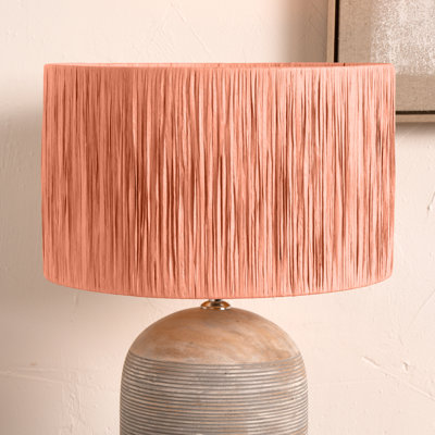 Tilia 17 cm H Drum Bamboo Lamp Shade ( Clip On )
