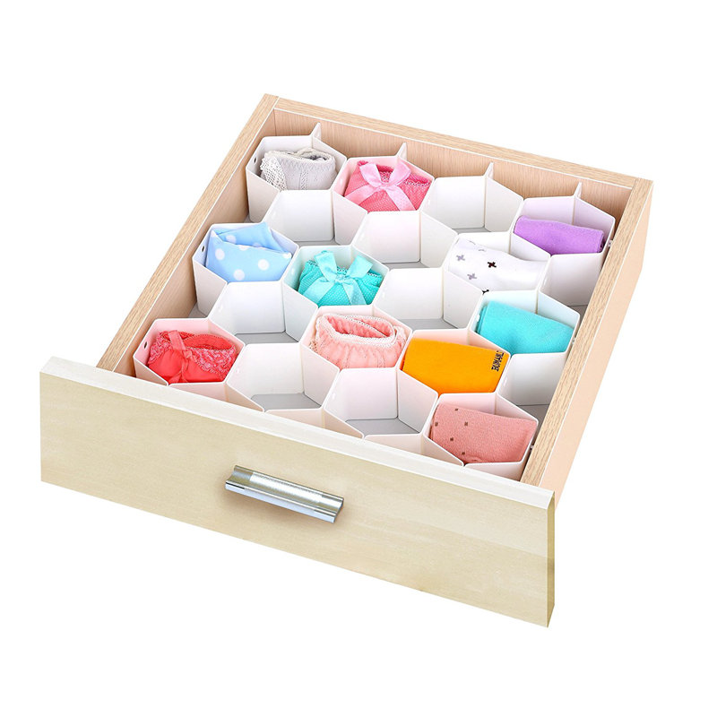 2.6"H x 13.5"W x 14.2"D Drawer Organizer