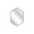 Monarch Gold Hexagon Wall Mirror