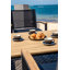 SoHo 42" Square Teak Aluminum Outdoor Coffee Table-774544322