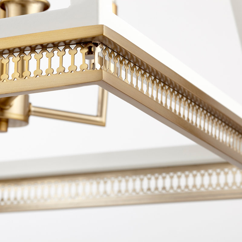 Gerard 4 - Light Lantern Pendant, White