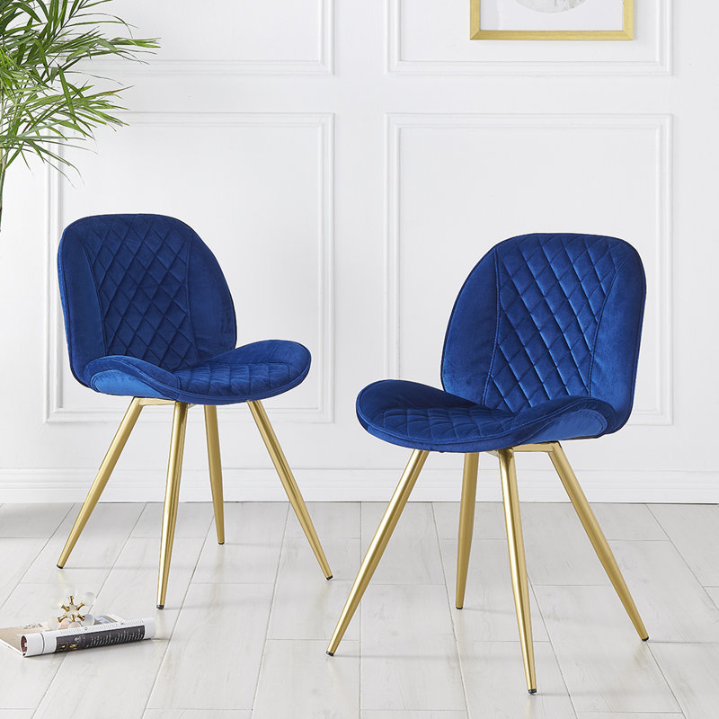 Dash Upholstered Dining Chair, Blue